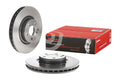 Brembo 2006 Mercedes-Benz CLS500/07-11 CLS550/07-09 E550 Front Premium UV Coated OE Equivalent Rotor