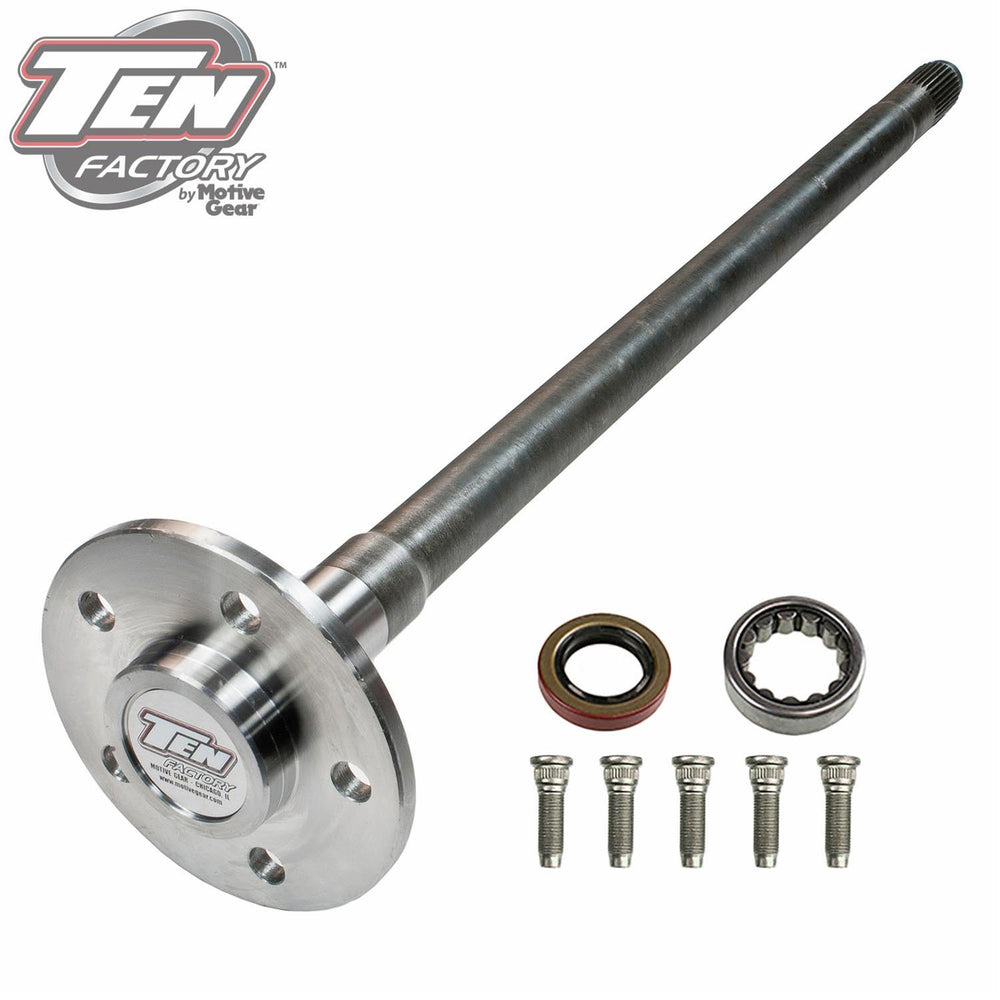 ~(15 lbs. 30X8X8)~ AXLE SHAFT REAR 28.25 OVERALL LENGTH 30 SPLINE 5 LUG