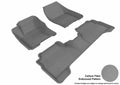 3D KAGU FLOOR MAT 2 ROW SET GRAY