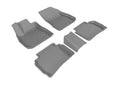 3D MAXpider 2016-2020 Chevrolet Malibu Kagu 1st & 2nd Row Floormats - Gray