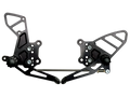 Vortex Racing 03-07 Suzuki SV1000 S,03-10 SV650 Adjustable Rearsets- Black
