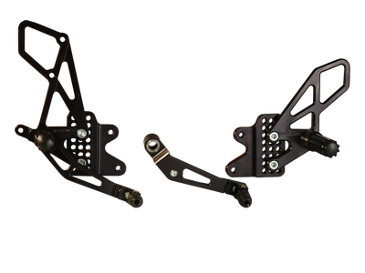 Vortex Racing 6-10 Suzuki GSX-R600, GSX-R750 Rear Set- Black