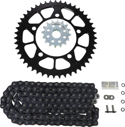 Vortex Racing V3 2.0 Chain and Sprocket Kit 3283-14,452AK-43,520SX3-112- Black