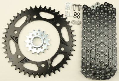 Vortex Racing V3 2.0 Chain and Sprocket Kit 3270-16,526AS-47,520RX3-116- Black