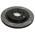 StopTech 00-09 S2000 Slotted & Drilled Right Rear Rotor