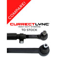RockJock Currectlync Drag Link Rod End Forging 27 Degree Bend 1-1/4in -12 RH Thread - Black