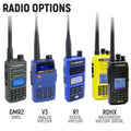 Rugged Radios ENDURO Moto Kit - Includes Helmet Kit and Compact Harness Cable without Radio