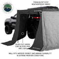 Overland Vehicle Systems HD Nomadic 270 LTE - Awning Wall 1 Driver Side Grey Body Green Trim W Storage Bag