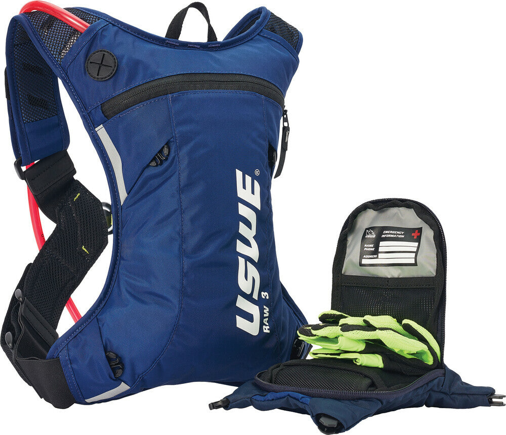 USWE Moto Hydro Hydration Pack 3L - Factory Blue