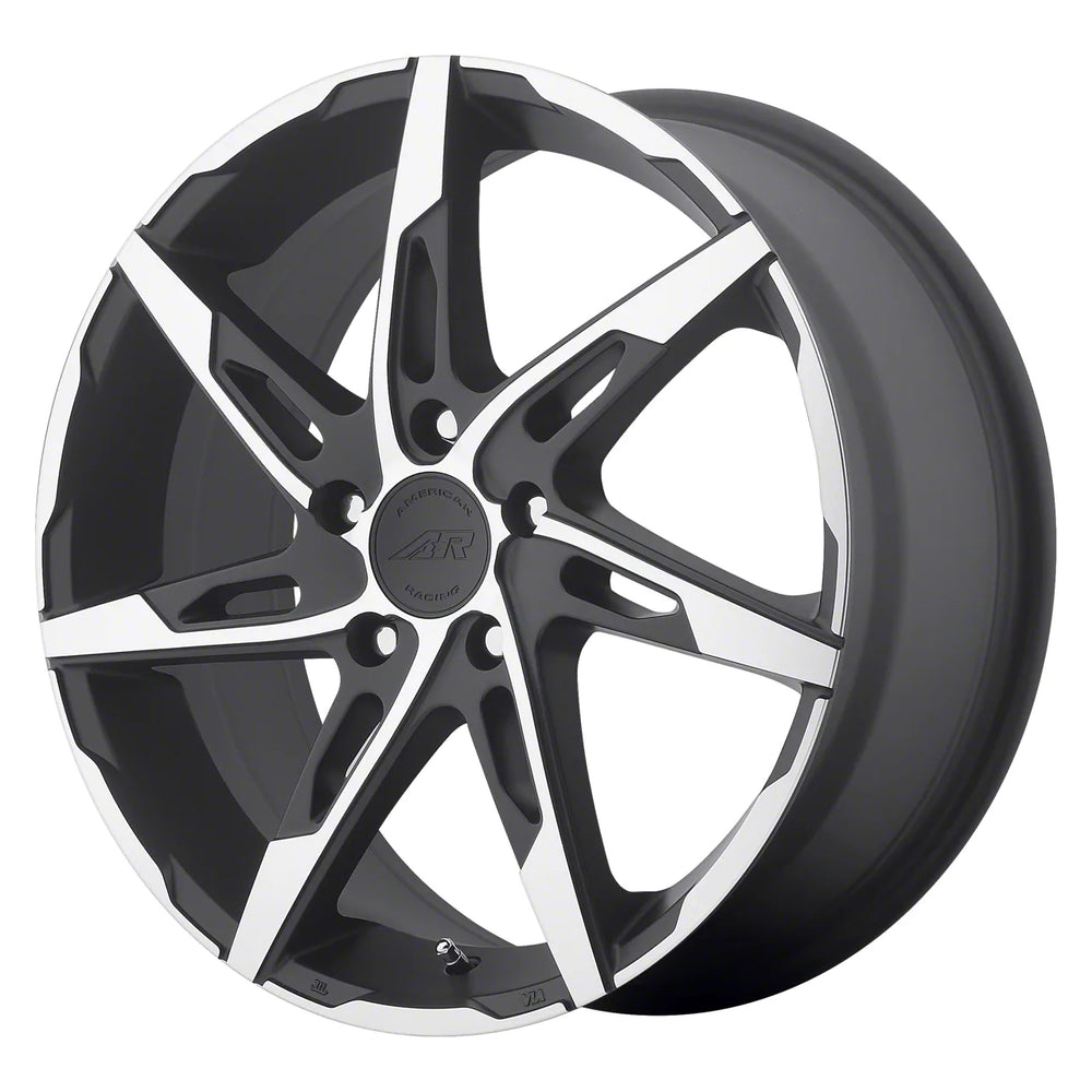 AR900 17X7.5 5X115 S-BLK MACH 45MM
