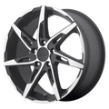 AR900 17X7.5 5X115 S-BLK MACH 45MM