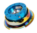 NRG Quick Release Kit Gen 2.8 - New Blue Body / Titanium Chrome Ring