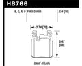 Hawk 14-20 BMW 2-Series / 12-18 BMW 3-Series HP+ Street Rear Brake Pads
