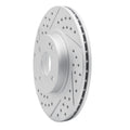 DFC 01-05 Mazda Miata Front Left Drilled & Slotted Geoperformance Rotor
