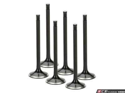 Supertech VW VR6 2.8L Black Nitrided Exhaust Valve - Set of 6
