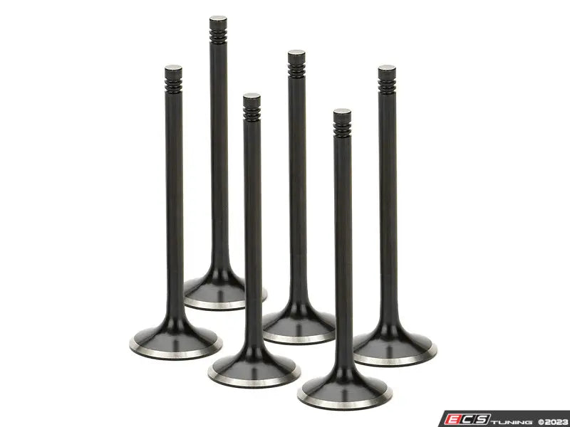 Supertech VW VR6 2.8L Black Nitrided Exhaust Valve - Set of 6