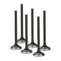 Supertech VW VR6 2.8L Black Nitrided Exhaust Valve - +1.8mm Oversize - Set of 6