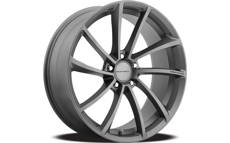 KM691 SPIN GUN METAL 19 X 9.5 5X112 6.63 b/s 35 o/s