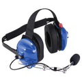 Rugged Radios H42 Behind the Head (BTH) Headset for 2-Way Radios Light Blue