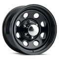 BLACK SOFT 8 17X9 6X5.5 w/ CAP