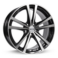 FORCE 15X6.5 5X114.3 ET45 CB73.1 BLACK MACHINED