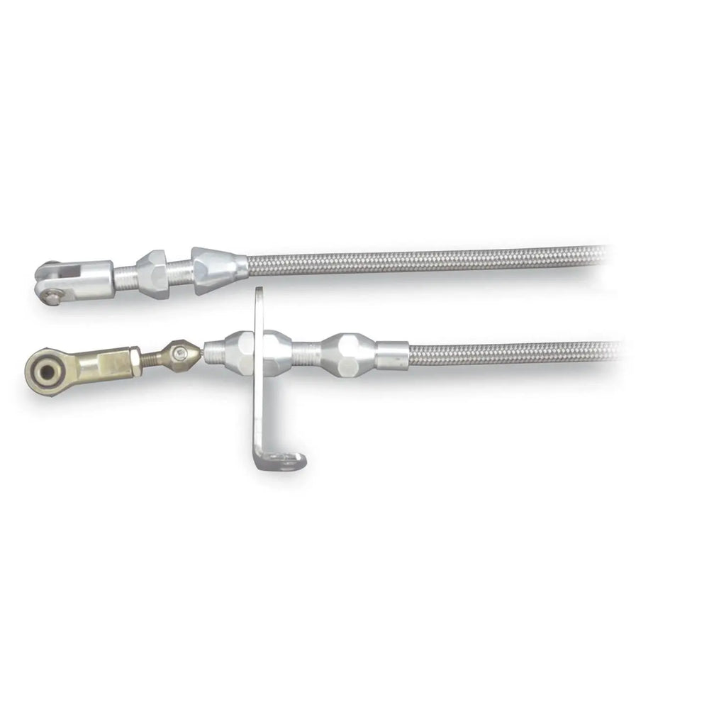 POLISHED HITECH THROTTLE CABLE KIT