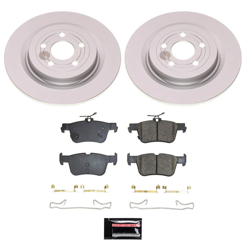 Power Stop 21-23 Ford Mustang Mach-E Rear Z17 Coated Brake Kit