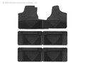 WeatherTech 96-00 Plymouth Grand Voyager Front/Rear/and Rear Rubber Mats - Black