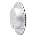 R1 02-06 Infiniti Q45 Rear Left Drilled & Slotted Geoperformance Rotor