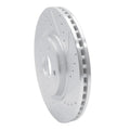 R1 14-19 Nissan Rogue Front Right Drilled & Slotted Silver Brake Rotor