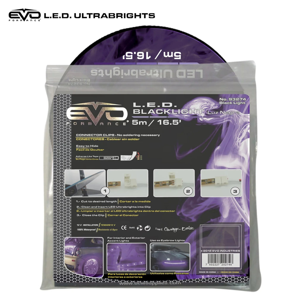 EVO FORMANCE LED ULTRABRIGHTS 5M BLACKLIGHT