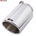 Remus Stainless Steel 102mm Angled Rolled Edge Chrome w/Adjustable Clamp Tail Pipe (Single)