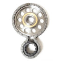 TIMING CHAIN SET PQX DBL ROLLER PONTIAC 421455 W/ THRUST BEARING 9 KEYWAY