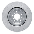 DFC 08-13 BMW M3 Right Front Drilled Brake Rotor