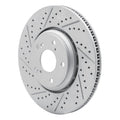 DFC 16-22 Acura ILX Front Left Drilled & Slotted Geoperformance Rotor
