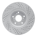 DFC 16-22 Acura ILX Front Left Drilled & Slotted Geoperformance Rotor