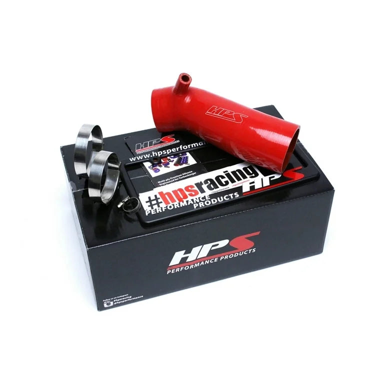 HPS Performance Red Reinforced Silicone Post MAF Air Intake Hose Kit for Honda 13-16 Accord 2.4L