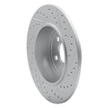 R1 00-06 Subaru Baja Rear Left Drilled & Slotted Geoperformance Rotor