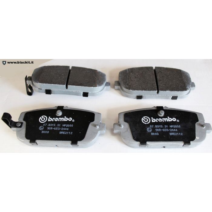 Brembo 2016 Abarth 124 Spider HP2 Pads - Rear