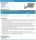 MUFFLER 2015-2007 MAZDA CX-9 RIGHT