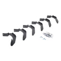 RB10/RB20 Running Boards Mounting Brackets Only Textured Black 2004-2014 Ford F-150 Go Rhino