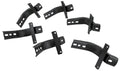 OE Xtreme Side Steps Mounting Brackets Only Textured Black 2021-2025 Ford Bronco Go Rhino