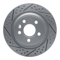 R1 09-15 Ford Focus Rs (Mexico) Rear Left Drilled & Slotted Geoperformance Rotor