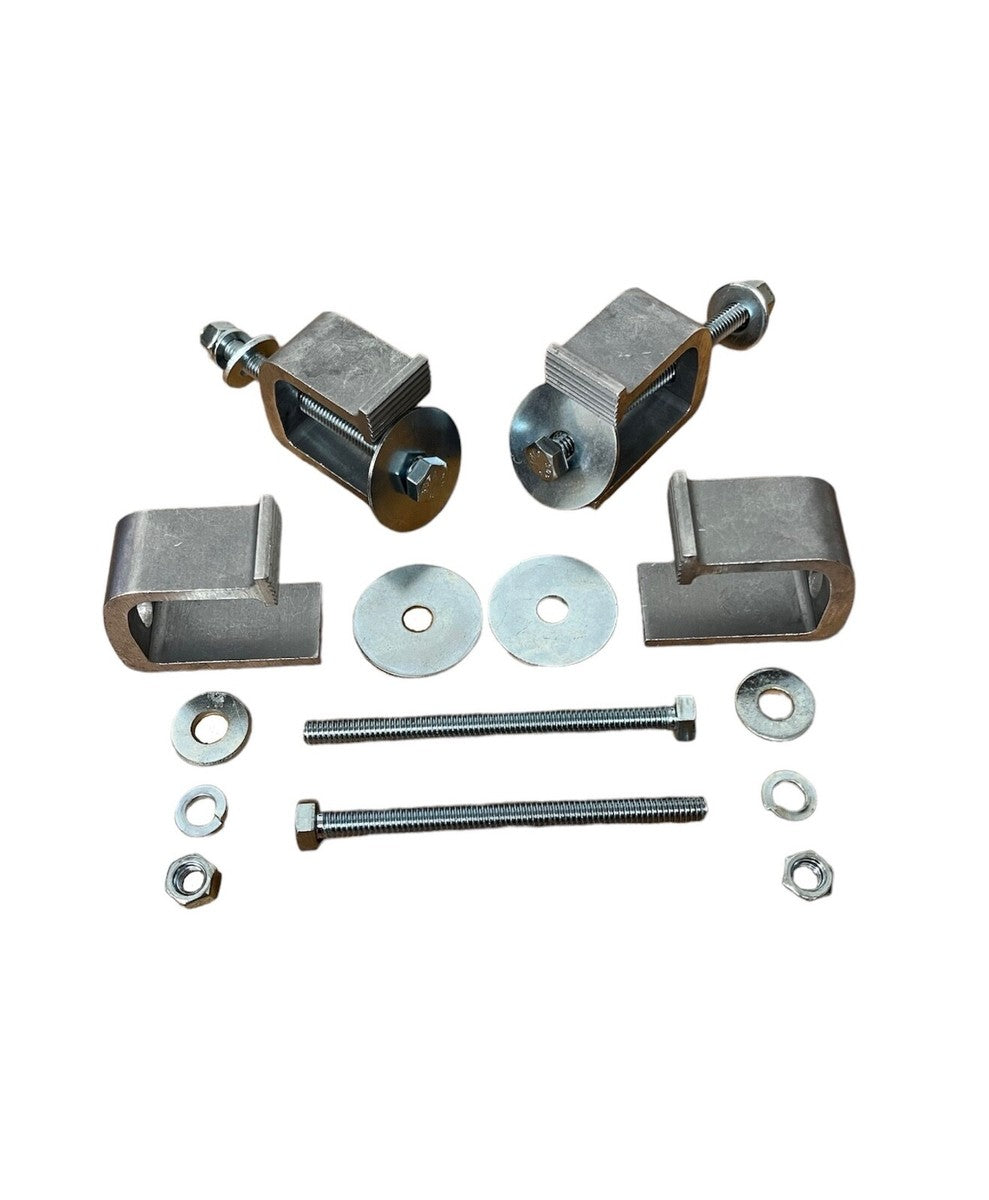 TOOL BOX CLAMPSLOTTED HOLEHEX NUTFLAT WASHERSPLIT LOCK WASHERAND 4IN BOLT(CASE OF 50)