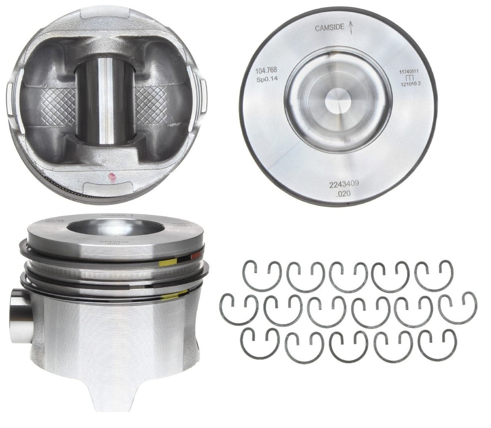 NAVI 7.3L DI DIESEL V8 T (030) W/PCR PISTON WITH RINGS