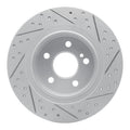 DFC 08-15 Mercedes-Benz C200 (Mexico) Rear Left Drilled & Slotted Geoperformance Rotor