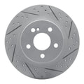 R1 08-15 Mercedes-Benz C250 Rear Right Drilled & Slotted Geoperformance Rotor