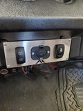 Switch Plate w/ 1 Power Socket and 2 Rocker Switches for Universal Applications RT Off Road