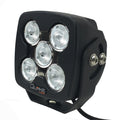 ~(6 lbs. 12X5X4)~ 4.5 Inch Work Light 50 Watt Spot RGB Accent Megaton Series Quad-Lock/Interlock Quake LED