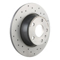 Brembo 08-09 Audi TT/09-15 TT Quattro Rear Premium Xtra Cross Drilled UV Coated Rotor